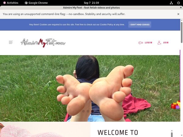 Admire My Feet One Time Discount