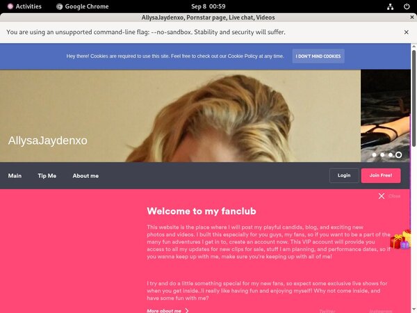 Allysajaydenxo.modelcentro.com Discount 2018