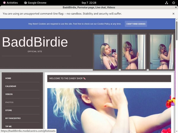 Baddbirdie Password
