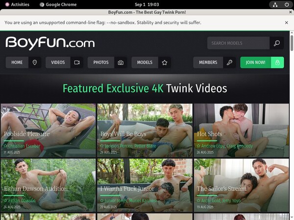 Boy Fun Network Login