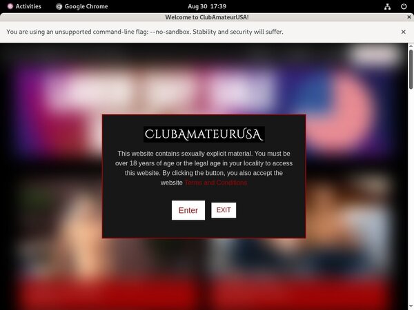 Clubamateurusa.com Network Login