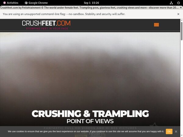 Crushfeet.com Pantyhose