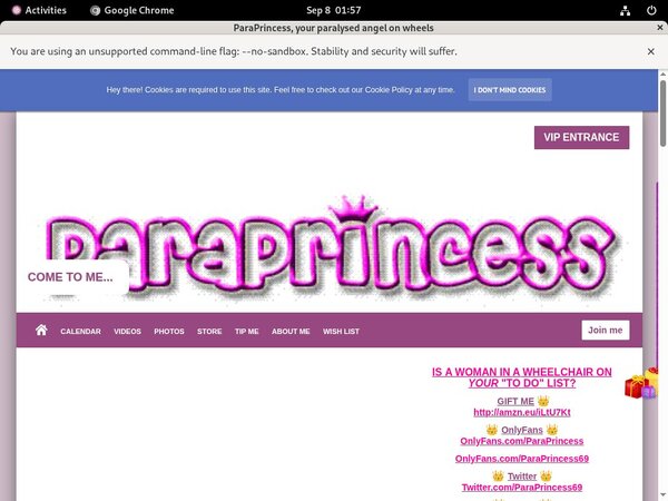 Discount Membership Paraprincess