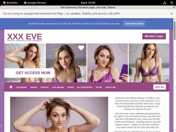 Eve-lawrence.com With Iphone Eve-lawrence.com With Iphone