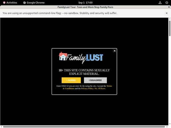 Familylust.com Working Pass
