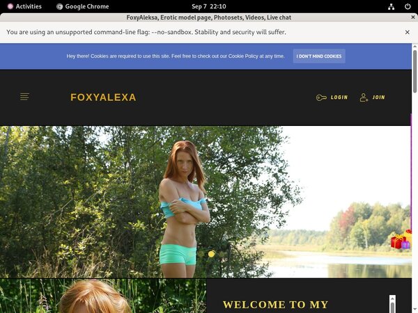 Foxyaleksa.com Kennwort