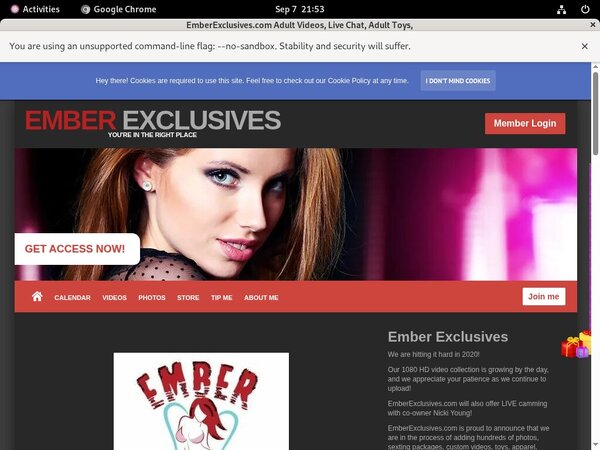 Free Account To Emberexclusives.modelcentro.com