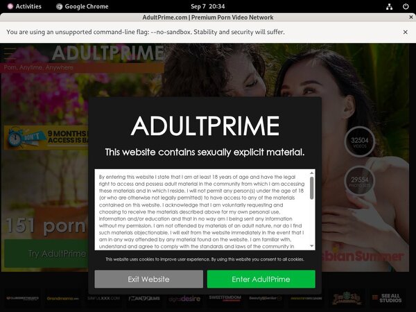 Free Adultprime.com Trial Access