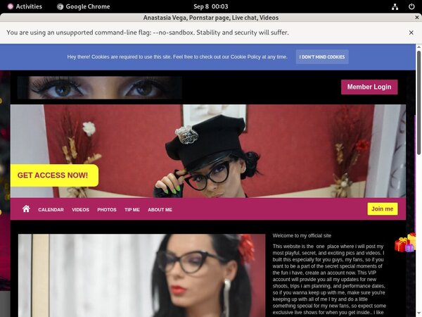 Free Anastasia Vega Trial Membership