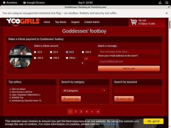 Free Download Goddesses Footboy
