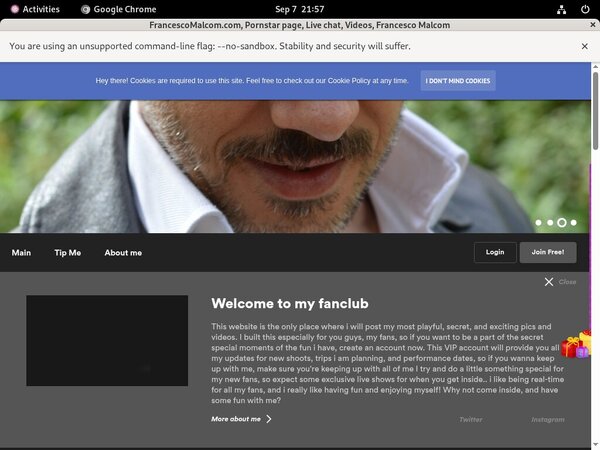 Free FrancescoMalcom.com Day Trial