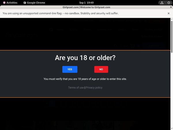 Free Girlycastshop.com Member