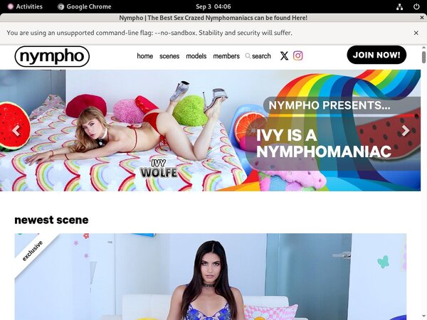 Free Nympho Username Free Nympho Username