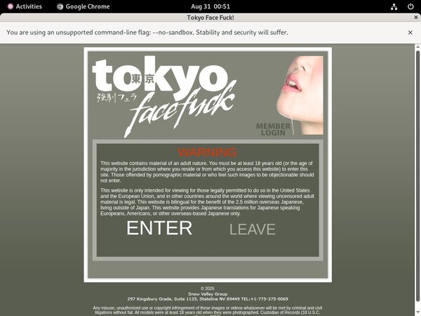Free Tokyofacefuck.com Premium Acc