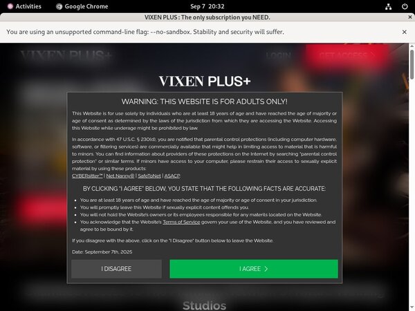 Free Vixen Plus Username