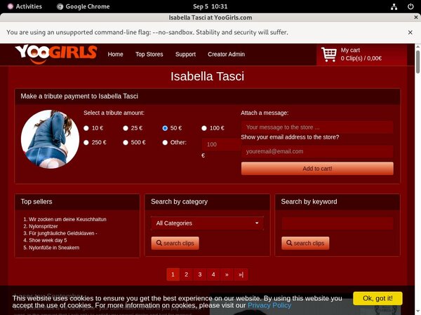 IsabellaTasci Allow Paypal