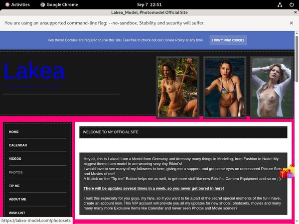Lakea-model Sign Up Discount