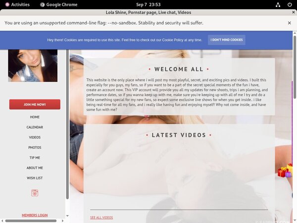 Lola Shine Signup