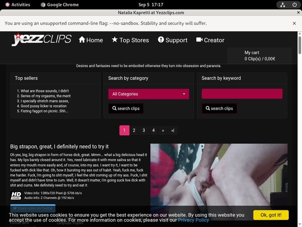 Natalia's Studio Renew Password