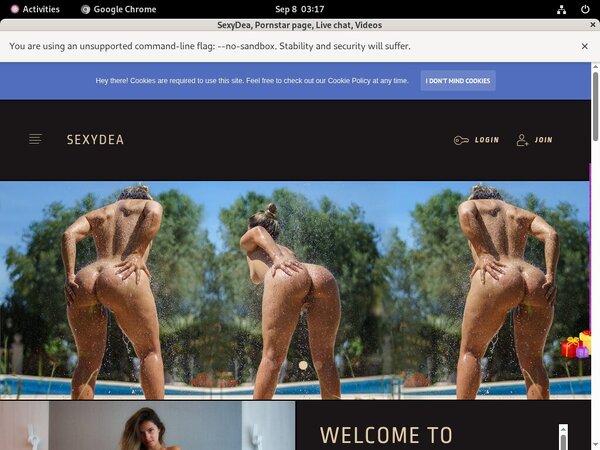 New Sexydea.xxx Account