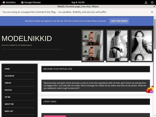 NikkiD Sign Up Again