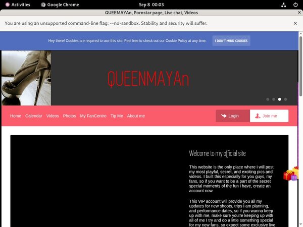 QUEEMAYAn Password Username