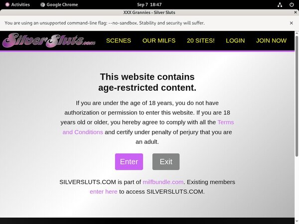 Silversluts Join Now