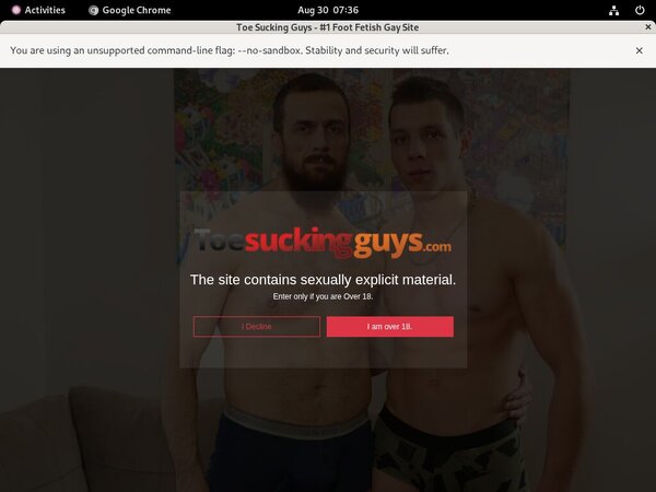 Toesuckingguys.com Account And Passwords