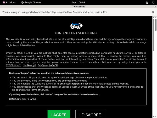 Twinky Feet Account 2014