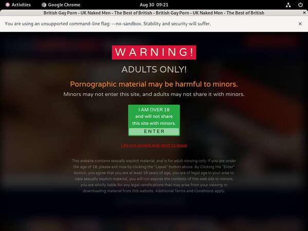 UK Naked Men Register Form