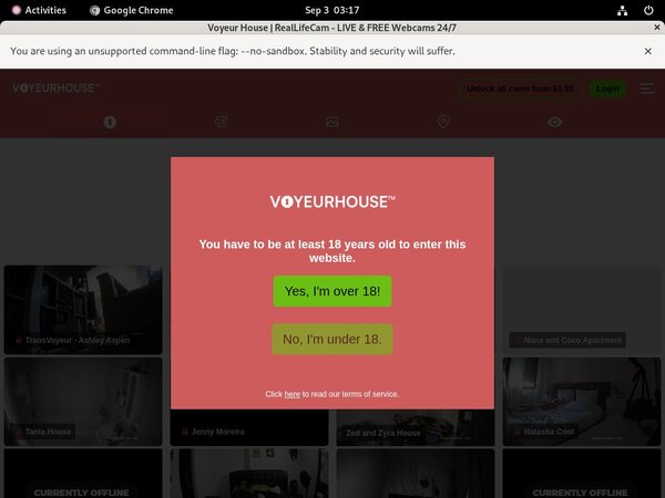 Voyeur House Account Premium