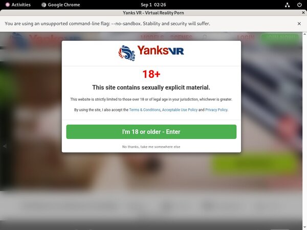 Yanksvr.com Account Info