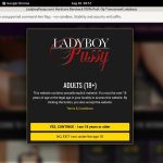 Account On Ladyboypussy.com