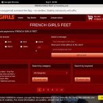 Free FRENCH GIRLS FEET Account