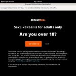 Sexlikereal Squirt